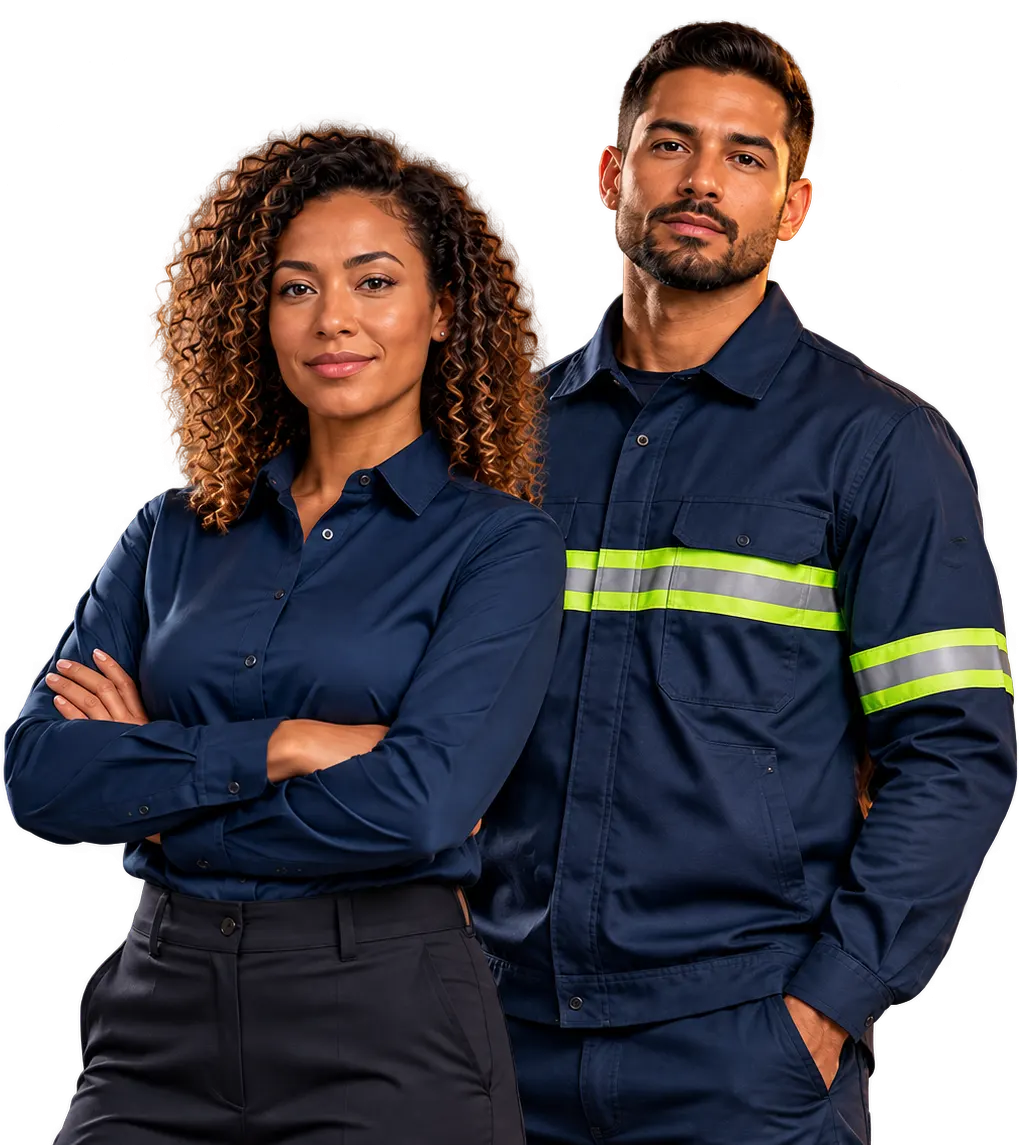 Modelos com uniformes Baêta